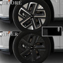 Vinyl Chrome Delete Grille Wheel Rim Rear Blackout Decal Stickers Overlay Film Fits Hyundai Kona 2018-2023