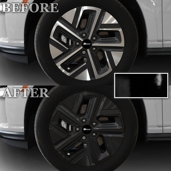 Vinyl Chrome Delete Grille Wheel Rim Rear Blackout Decal Stickers Overlay Film Fits Hyundai Kona 2018-2023