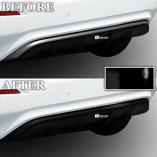 Vinyl Chrome Delete Grille Side Window Rear Blackout Decal Stickers Overlay Film Fits Nissan Leaf 2018-2024