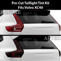 Volvo XC40 2019–2026 Dark Smoke Headlight & Taillight Tint Kit – Precut Vinyl Lens Overlays