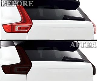 Full Headlight Taillight Precut Smoked PPF Tint Kit Film Overlay Fits Volvo XC40 2019-2022