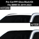 Fits BMW X5 2019-2023 Precut Premium Gloss Black Carbon Fiber Roof Paint Protection Film PPF Decal Film Kit Cover