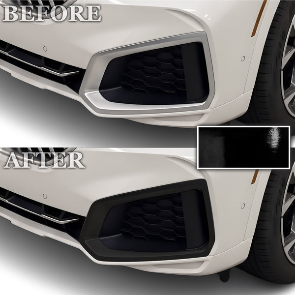 Fits BMW X6 2019-2023 Vinyl Chrome Delete Grille Blackout Decal Stickers Overlay Film