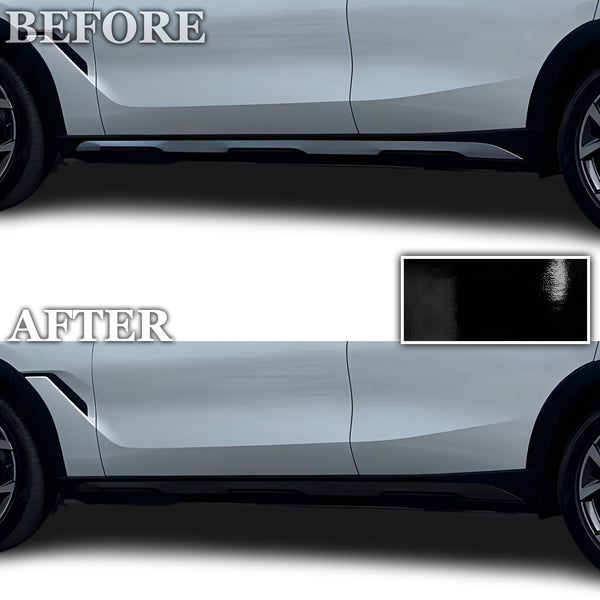 Fits BMW X6 2019-2023 Vinyl Chrome Delete Grille Blackout Decal Stickers Overlay Film