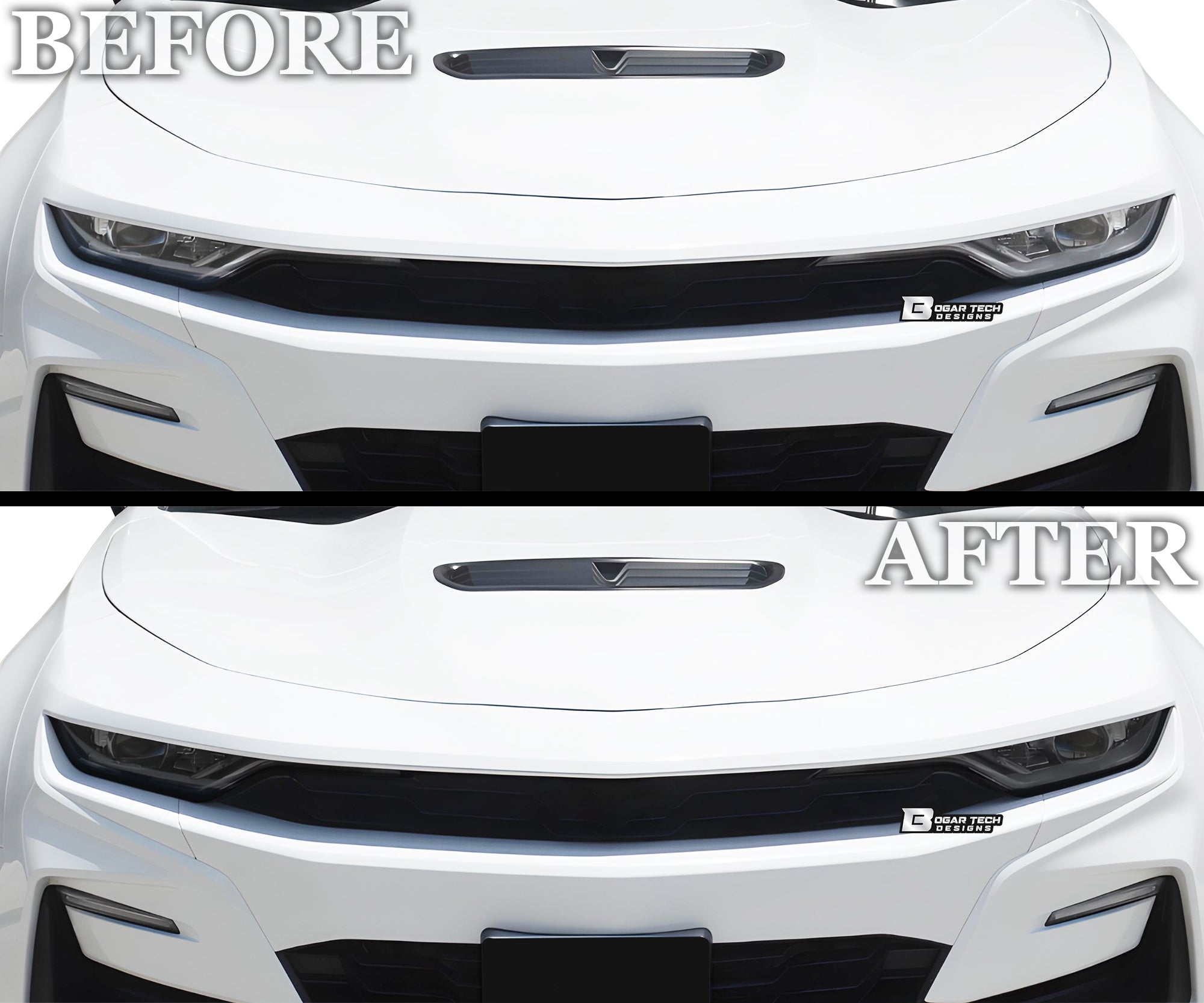 Full Headlight Taillight Precut Smoked PPF Tint Kit Overlay Film Fits Chevrolet Camaro 2019 - 2024 - Bogar Tech Designs