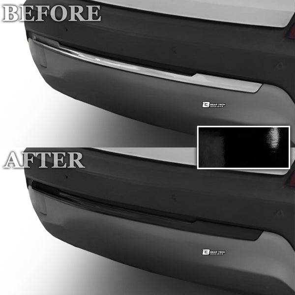 Vinyl Chrome Delete Front Side Window Trim Rear Bumper Blackout Decal Stickers Overlay Film Fits Jeep Cherokee