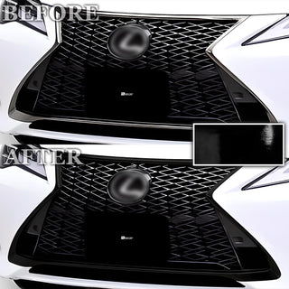 Vinyl Wrap Chrome Delete Grille Side Window Blackout Decal Stickers Overlay Film Fits Lexus RC