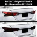 Full Headlight Taillight Precut Smoked PPF Tint Kit Film Overlay Fits Nissan Altima 2019-2023