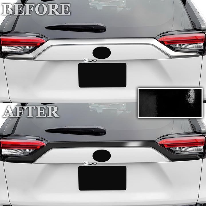 Vinyl Chrome Delete Grille Side Window Rear Wheel Blackout Decal Stickers Overlay Film Fits Toyota Rav4 2019 - 2025 - Bogar Tech Designs