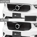 Vinyl Wrap Chrome Delete Grille Side Window Blackout Decal Stickers Overlay Film Fits Volvo XC40 2019-2023