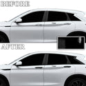 Vinyl Chrome Delete Grille Side Window Rear Blackout Decal Stickers Overlay Film Fits Infiniti QX50 2019-2024