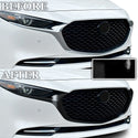 Vinyl Chrome Delete Grille Window Wheel Blackout Decal Stickers Overlay Film Fits Mazda 3 2019-2024