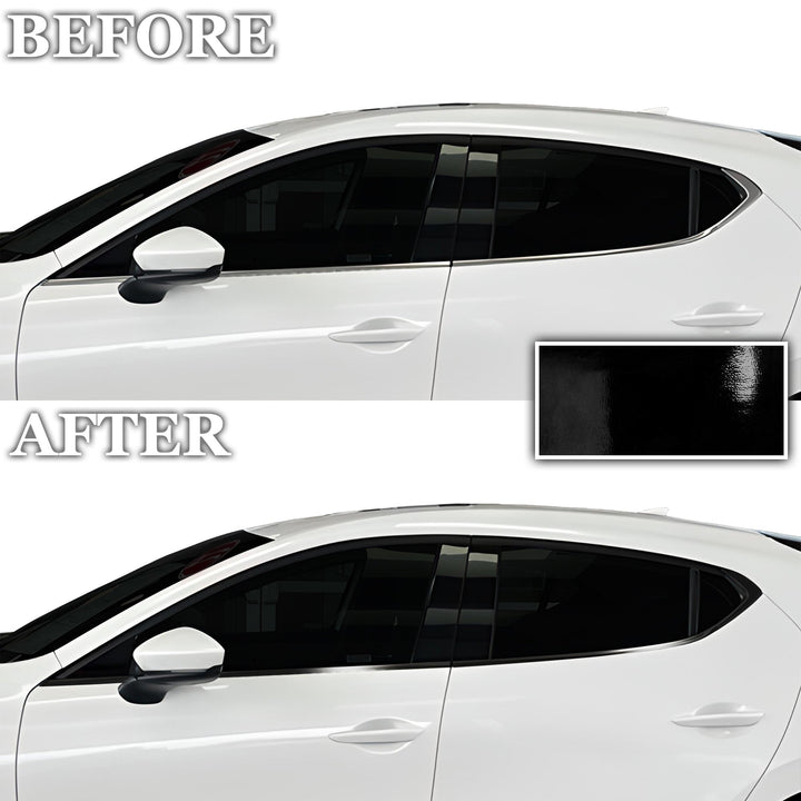 Vinyl Chrome Delete Grille Window Wheel Blackout Decal Stickers Overlay Film Fits Mazda 3 2019 - 2025 - Bogar Tech Designs