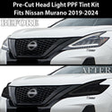 Full Headlight Taillight Precut Smoked PPF Tint Kit Film Overlay Fits Nissan Murano 2015-2024