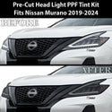 Full Headlight Taillight Precut Smoked PPF Tint Kit Film Overlay Fits Nissan Murano 2015-2024