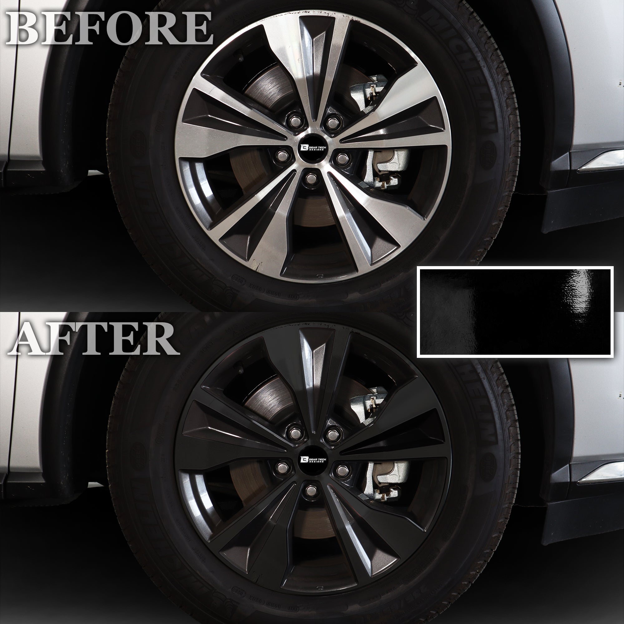 Vinyl Chrome Delete Grille Side Window Rear Blackout Decal Stickers Overlay Film Fits Nissan Murano - Bogar Tech Designs