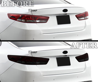 Full Headlight Taillight Precut Smoked PPF Tint Kit Film Overlay Fits Kia Optima 2016-2020