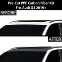 Fits Audi Q3 2019+ Precut Premium Gloss Black Carbon Fiber Roof Paint Protection Film PPF Decal Film Kit Cover