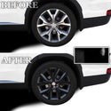 Side Window Skirt Vinyl Chrome Delete Trim Blackout Decal Stickers Overlay Film Fits Hyundai Palisade 2020-2024