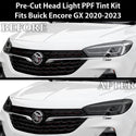 Full Headlight Taillight Precut Smoked PPF Tint Kit Film Overlay Fits Buick Encore GX 2020-2024