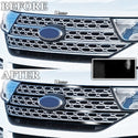 Window Vinyl Chrome Delete Trim Blackout Decal Stickers Overlay Film Fits Ford Explorer 2020 2021 2022 2023