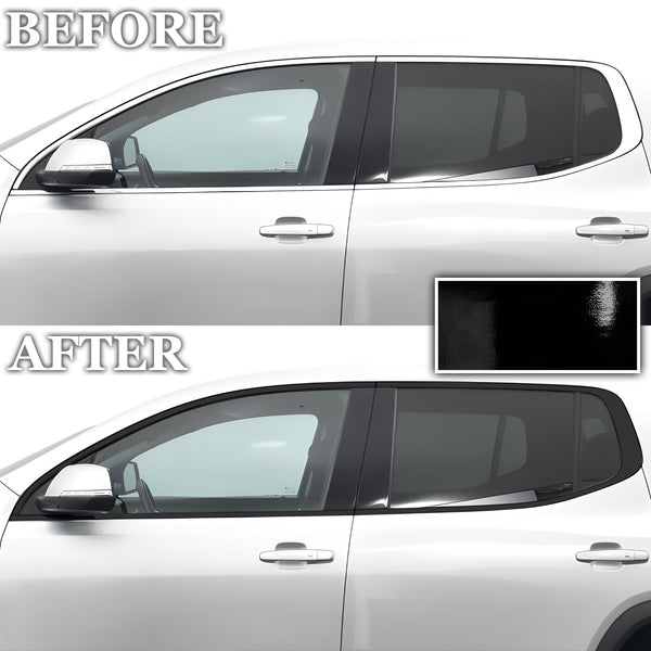 Vinyl Chrome Delete Grille Side Window Blackout Decal Stickers Overlay Film Fits GMC Acadia 2020-2023