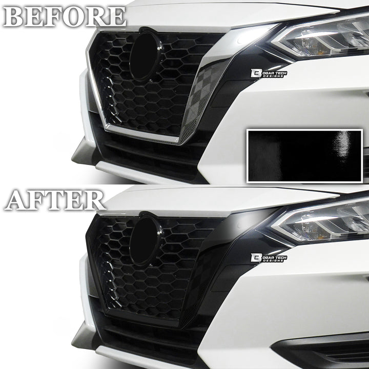Vinyl Chrome Delete Grille Side Window Wheel Blackout Decal Stickers Overlay Film Fits Nissan Sentra 2020 - 2025 - Bogar Tech Designs