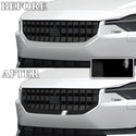 Vinyl Chrome Delete Grille Rear Bumper Wheel Blackout Decal Stickers Overlay Film Fits Polestar 2 2020-2024