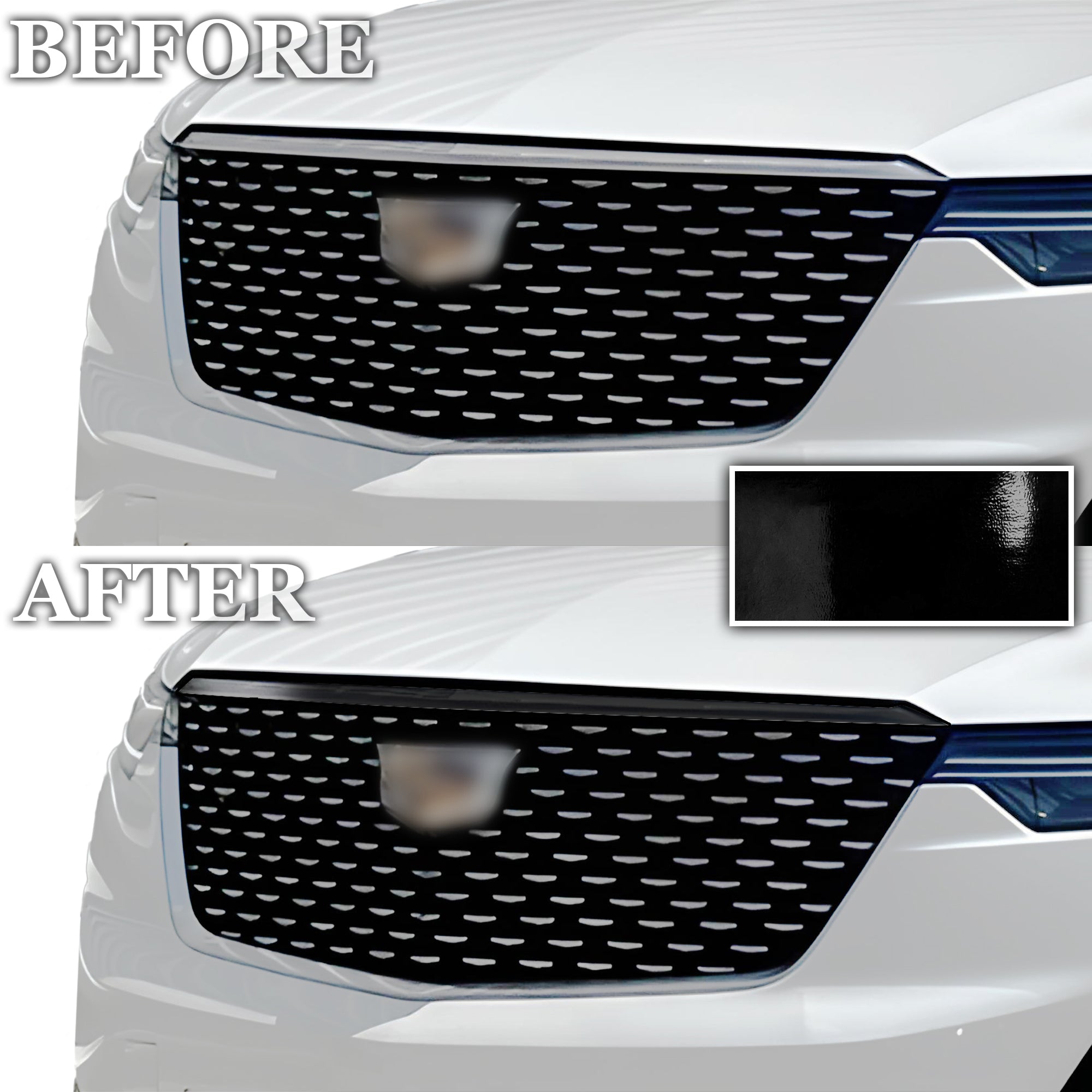 Cadillac XT6 2020-2025 Blackout Chrome Delete Kit - Precut Gloss Black Vinyl Overlays