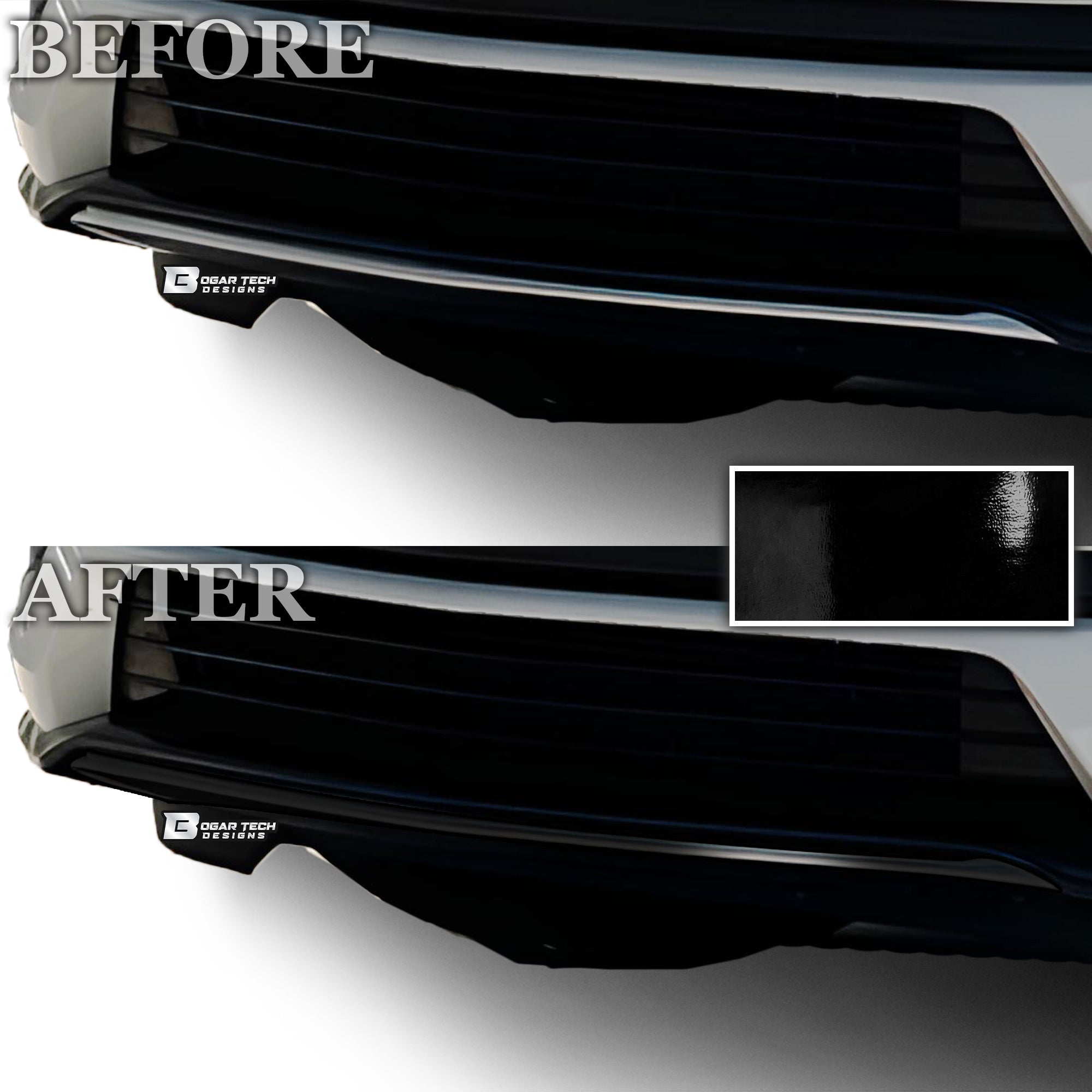 Cadillac XT6 2020-2025 Blackout Chrome Delete Kit - Precut Gloss Black Vinyl Overlays