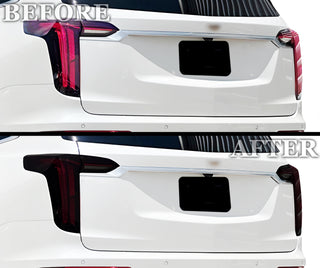 Full Headlight Taillight Precut Smoked PPF Tint Kit Film Overlay Fits Cadillac XT6 2020-2024