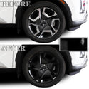 Side Window Skirt Vinyl Chrome Delete Trim Blackout Decal Stickers Overlay Film Fits Hyundai Palisade 2020-2024