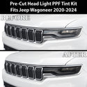 Full Headlight Taillight Precut Smoked PPF Tint Kit Overlay Film Fits Jeep Wagoneer 2022-2024