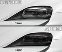 Full Headlight Taillight Precut Smoked PPF Tint Kit Film Overlay Fits Porsche Taycan 2020-2024