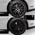 Vinyl Chrome Delete Side Window Rear Blackout Decal Stickers Overlay Film Fits Porsche Taycan 2020-2025