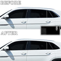 Fits Volkswagen Atlas Cross Sport Vinyl Chrome Delete Grille Side Window Rear Blackout Dechrome Decal Stickers Overlay Film 2020-2025