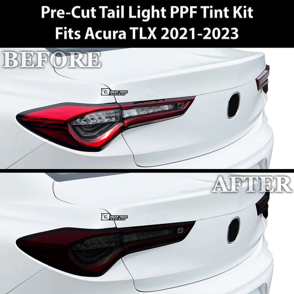 Fits Acura TLX 2021+ Full Headlight Taillight Precut Smoked PPF Tint Kit Overlay Film