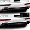 Vinyl Chrome Delete Grille Side Window Rear Blackout Decal Stickers Overlay Film Fits Audi Q5