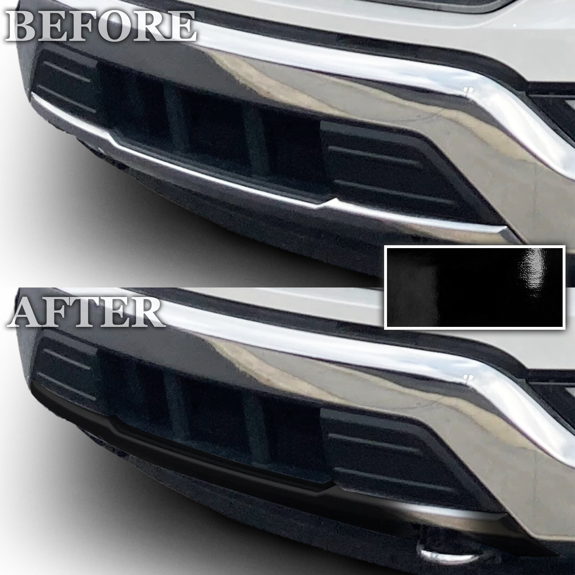 Vinyl Chrome Delete Grille Side Window Blackout Decal Stickers Overlay Film Fits Ford F - 150 2021 - 2025 - Bogar Tech Designs