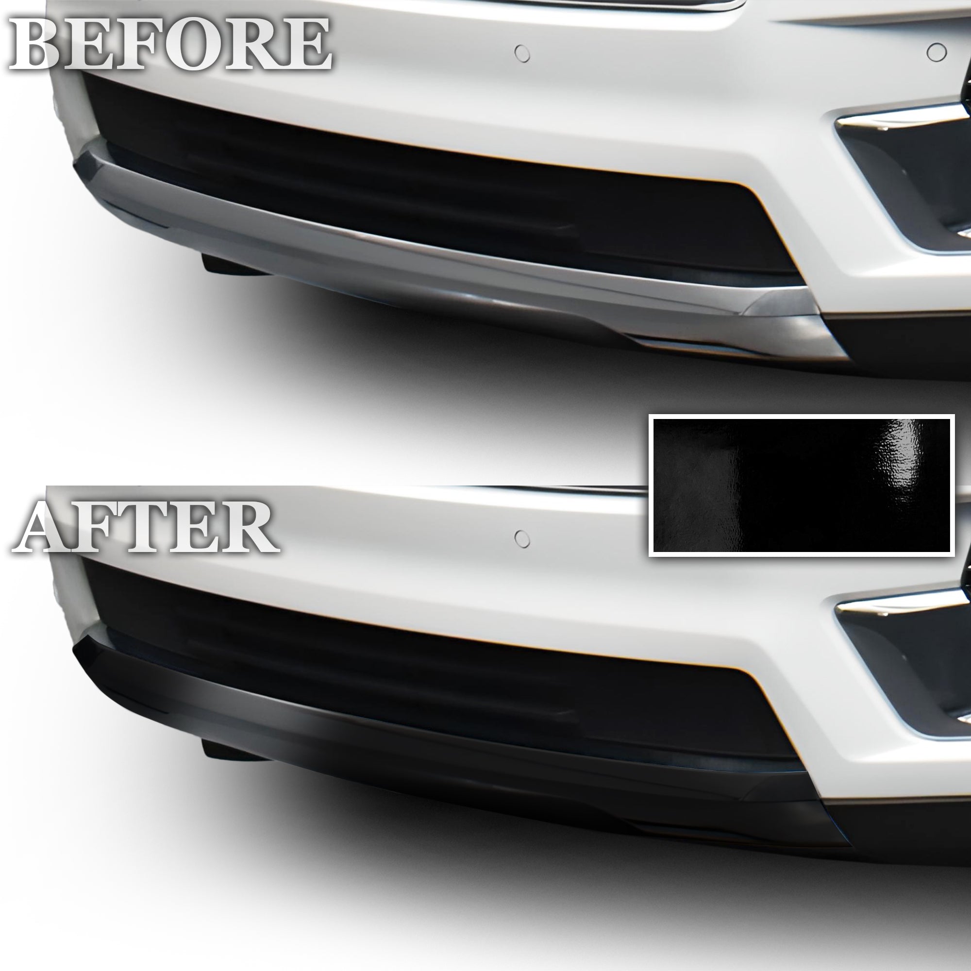 Vinyl Chrome Delete Grille Side Window Rear Blackout Decal Stickers Overlay Film Fits GMC Yukon 2021 - 2025 - Bogar Tech Designs