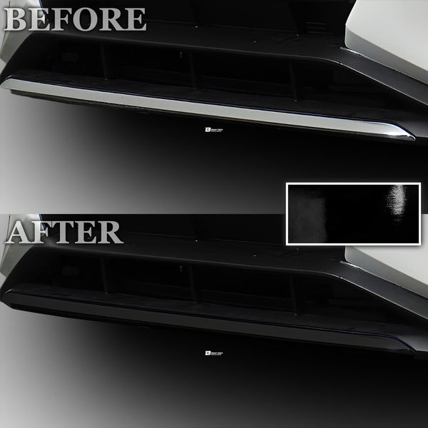 Vinyl Chrome Delete Grille Side Blackout Decal Stickers Overlay Film Fits Nissan Kicks 2021-2024