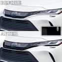 Vinyl Chrome Delete Grille Side Window Blackout Decal Stickers Overlay Film Fits Toyota Venza 2021-2023