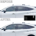 Vinyl Chrome Delete Grille Side Window Blackout Decal Stickers Overlay Film Fits Toyota Venza 2021-2023