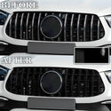 Vinyl Chrome Delete Side Window Trim Wheel Front Grille Blackout Decal Stickers Overlay Film Fits Mercedes Benz GLE Coupe 2021-2024