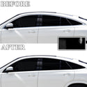 Vinyl Chrome Delete Side Window Trim Wheel Front Grille Blackout Decal Stickers Overlay Film Fits Mercedes Benz GLE Coupe 2021-2024