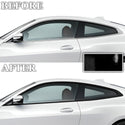 Vinyl Chrome Delete Blackout Decal Stickers Dechrome Overlay Film Fits BMW 4 Series 2021-2024