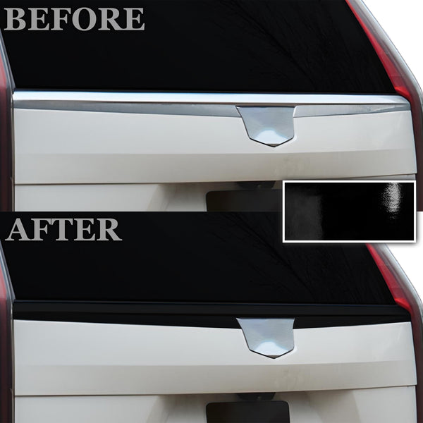 Vinyl Chrome Delete Side Window Blackout Decal Stickers Overlay Film Fits Cadillac Escalade 2021-2024