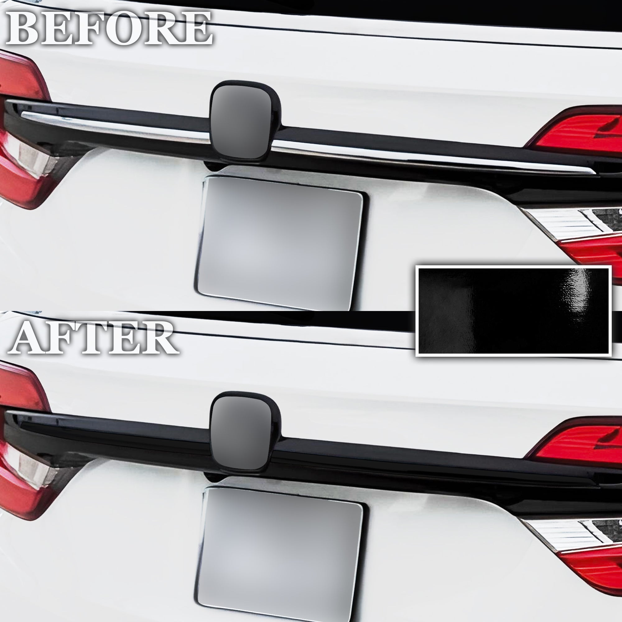 Vinyl Chrome Delete Front Grille Side Window Trim Blackout Decal Stickers Overlay Film Fits Honda Odyssey - Bogar Tech Designs