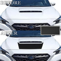 Hood Scoop Vinyl Overlay Decal Stickers Fits Subaru WRX 2022-2024