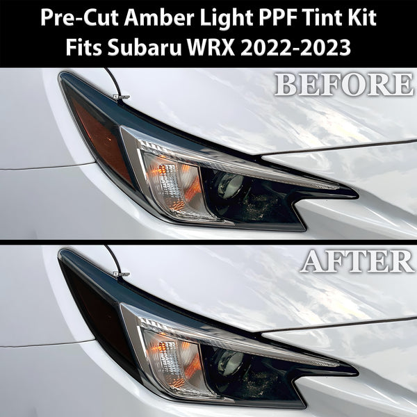 Full Headlight Taillight Precut Smoked PPF Tint Kit Overlay Film Fits Subaru WRX 2022-2024